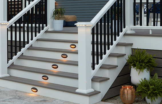 Deck Lighting Installation project example 4